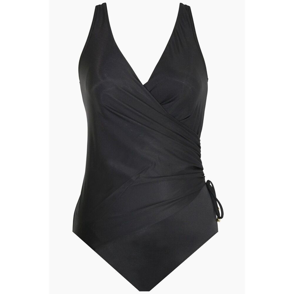 Miraclesuit Razzle Dazzle Eclat One Piece Swimsuit Black 10
